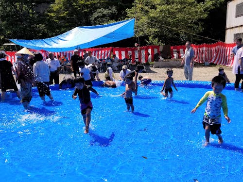 子どものための夏祭り@夜狩内地区
