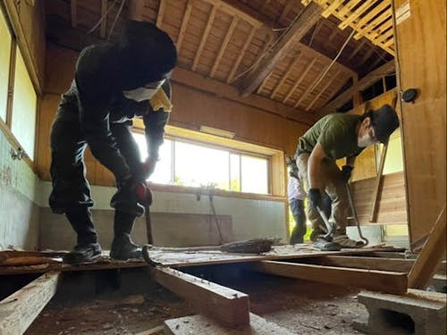 藤田さんは現在空き家を改修してシェアハウスを作ろうとしている