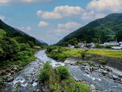 大津市葛川の様子