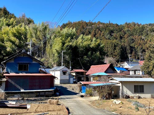 富士川町の街並み