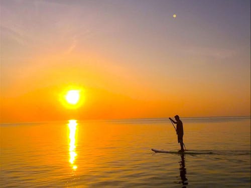 サンセットSUPでリフレッシュ