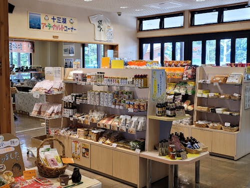 勤務場所の道の駅十三湖高原の様子