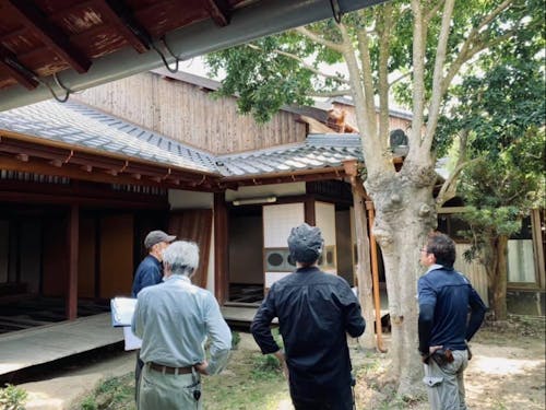 改修の打合せ中