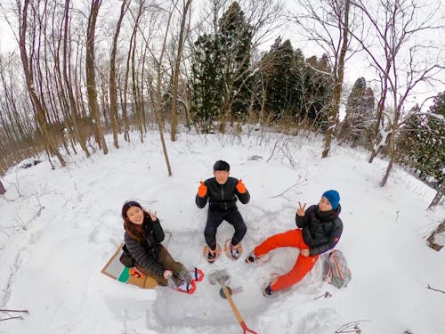 家の裏の森でコーヒーを沸かしました
