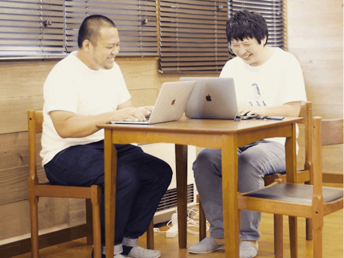 面白いアイデアはいつも雑談の中から生まれています。