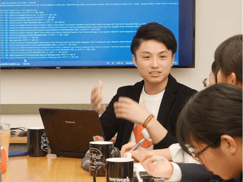 先輩たちのお仕事先を訪問^^