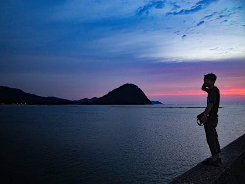 萩の菊が浜にて