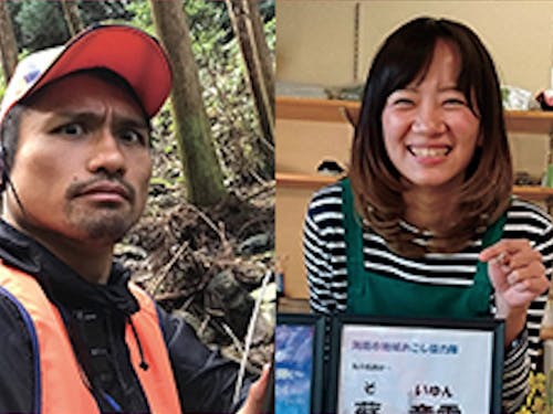 鈴木貴裕さん、蘇意雲さん