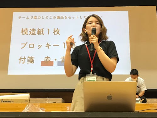 風水害飛騨プロジェクトでの授業の様子