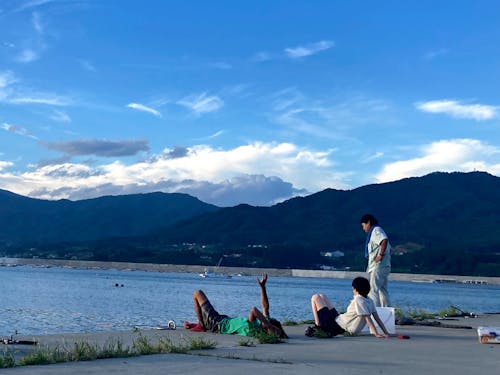 開放感のある自然の中で過ごせることもこの町ならでは