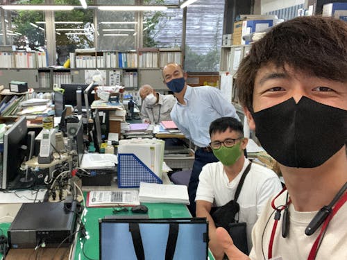 市役所の皆さんは、いつも快く取り組みを応援してくれています!