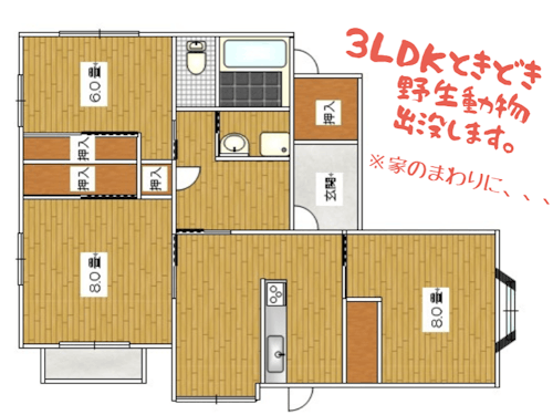 自然豊かな地域の戸建て物件