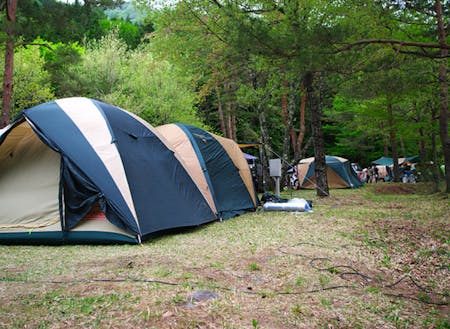 祭りの前日はキャンプで楽しみましょう！