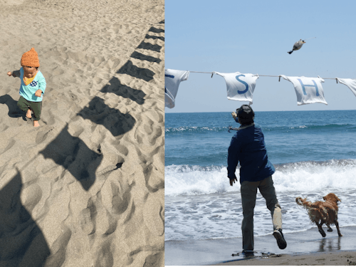 訪れる人も作品のひとつ