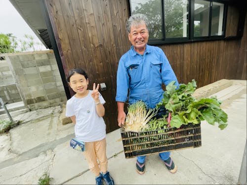 島の農家さんからお野菜のおすそわけ