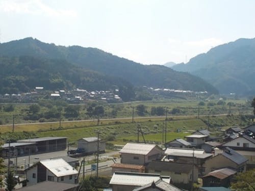 高台から見える周辺の風景