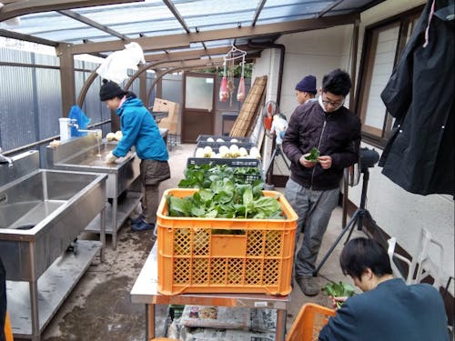 実習の一環として、販売企画や出荷作業も行います!