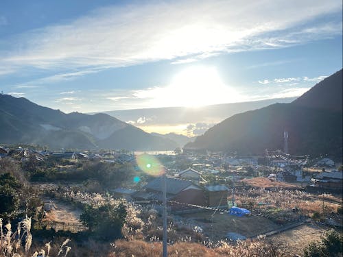 三木里駅からの景色