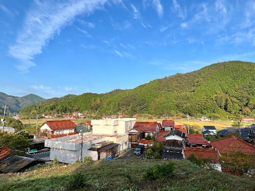 今回滞在した地域、萩市明木