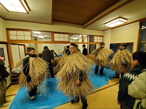 集落ごとに営まれる大晦日の伝統行事