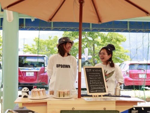 仲良い友達と出店