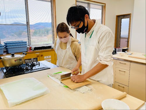 チーム de そば打ち