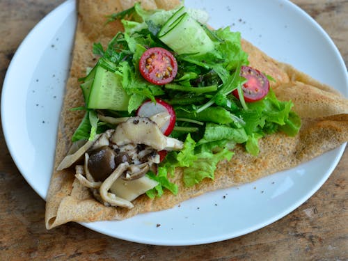 尾花沢産そば粉「最上早生」のガレット