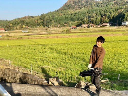 来年の畑のために今から準備をしています。