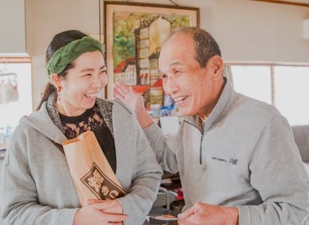 綺麗な景色、面白いこと、好きな場所を、地域の方のお話を聞きながら見つけるのが楽しい!
