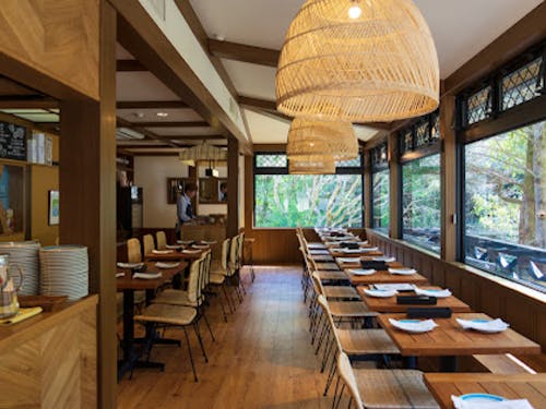 地元食材を使用した絶品料理が味わえる、レストラン「Selvaggio」