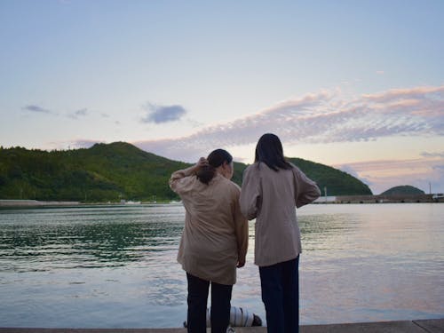 授業の合間に近くの海へ散歩。