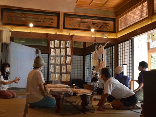 不定期でイベントも開催。町の人が集まります。