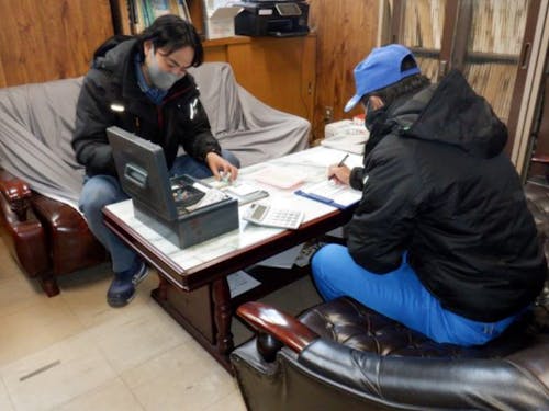 事務作業も行います