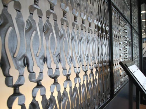 工場内にあるショールーム