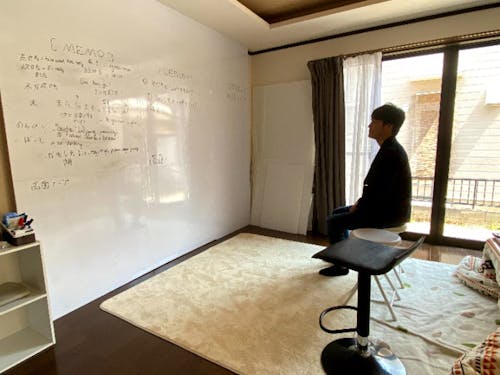 ホワイトボードを使ってコミュニケーションができます