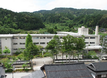 石川県内で21年度最も生徒が少ない県立門前高校。