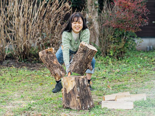 薪割り遊び