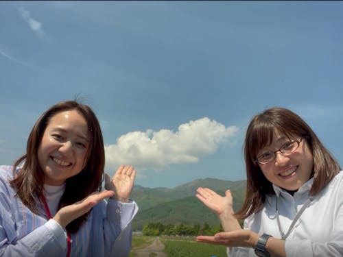 移住定住支援担当の冨澤＆唐澤