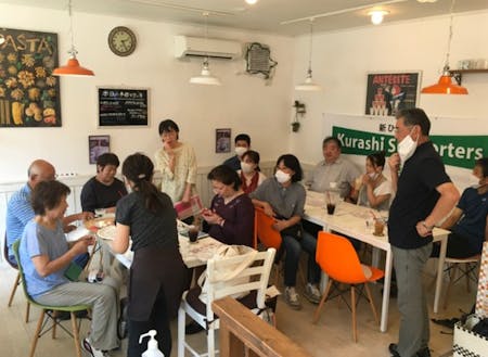 月イチで開催している移住者交流会「午後カフェ」