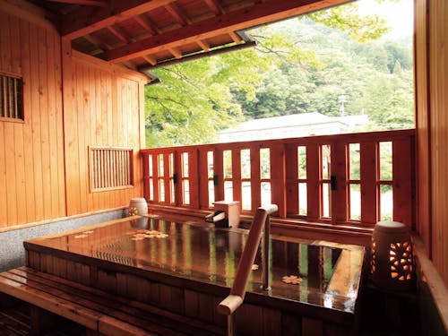 滞在場所「蔦屋」さん露天風呂
