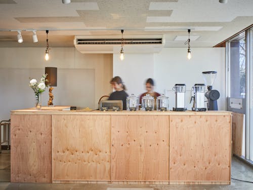 ここがバリスタの皆さんの舞台です