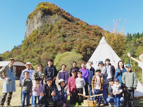 子どもたちとの自然体験活動イベント。大自然を満喫!