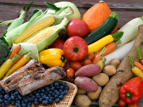 おいしい野菜とブランド豚が自慢です。