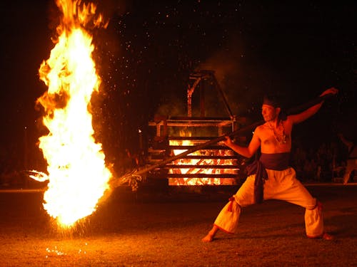 古墳や神楽など、大昔からの文化を大切にしています。