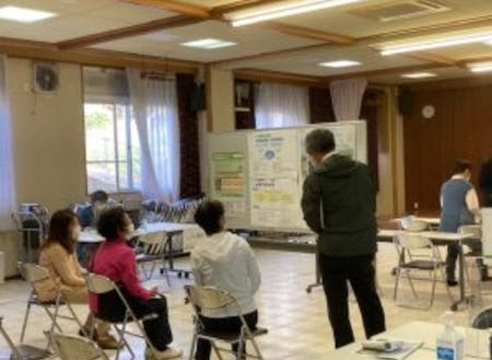 美祢市内の13ヵ所の公民館で行われた『事業説明会』のようす