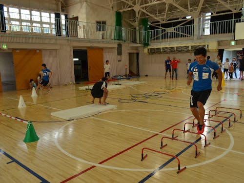 日本代表チームとの合同練習