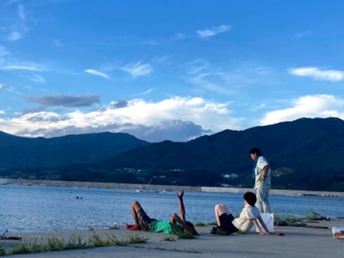 開放感のある自然の中で過ごせることもこの町ならでは