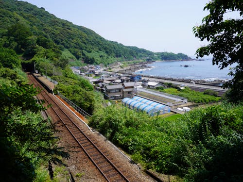 海の見える駅、土佐白浜駅。