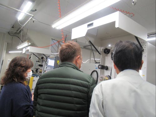 実際に町内の企業を町企業相談員と一緒にご案内もいたします