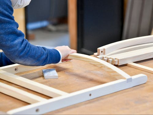 pioneer plantsを製作している様子